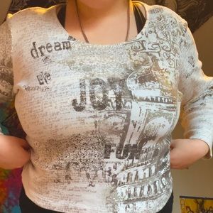 Old school chicos Paris inspired long sleeve